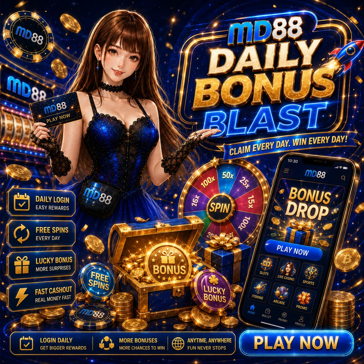 Fa Chai Fortune Mouse slot card thumbnail — red and gold festive mouse character